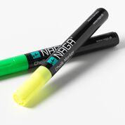 Pen, grøn/gul 4,5 mm spids