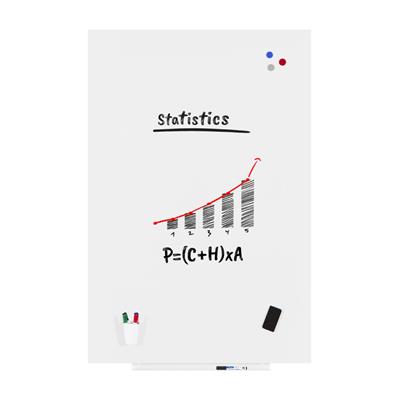 Whiteboard tavle uden ramme 75 x 115 cm.